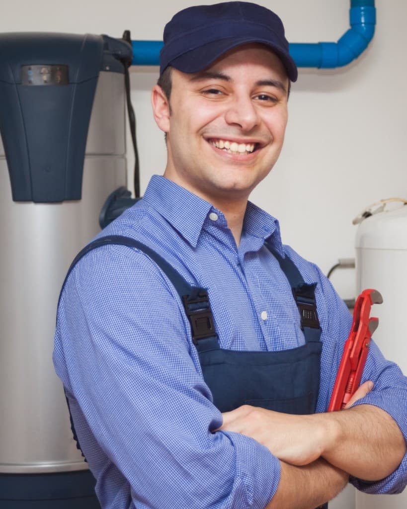 CertPro plumbing technician ready for service